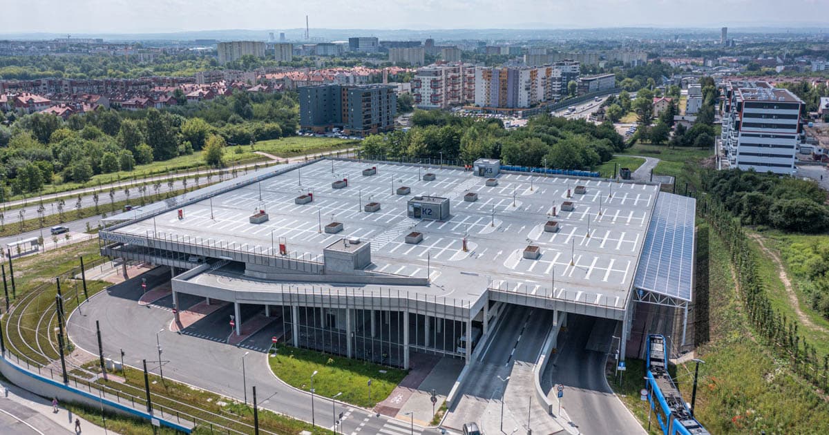 Parking wielopoziomowy w Krakowie