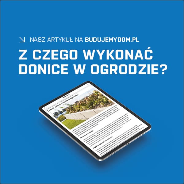 Grafika do artykułu o donicach w budujemydom.pl