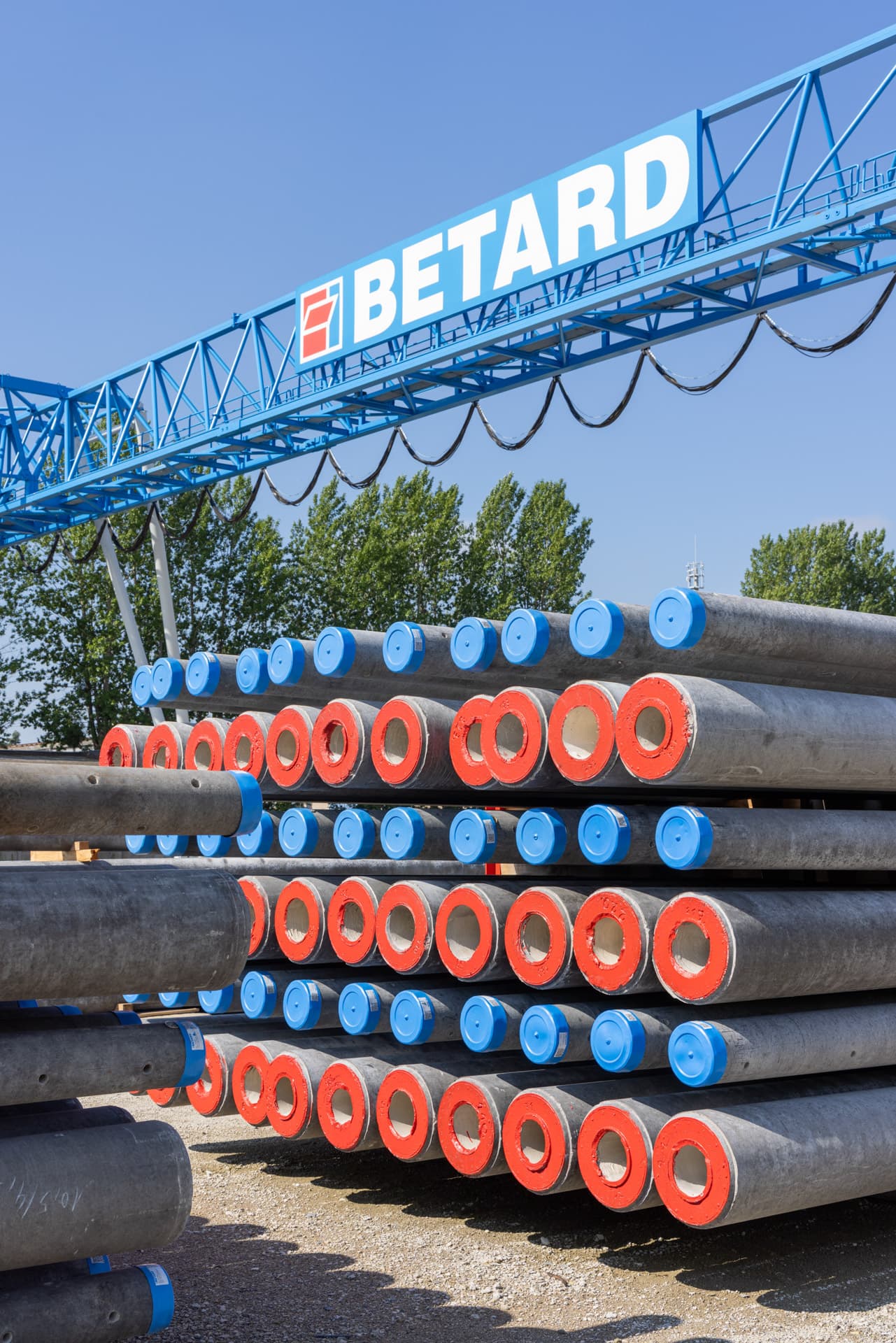 Produkcja żerdzi wirowanych