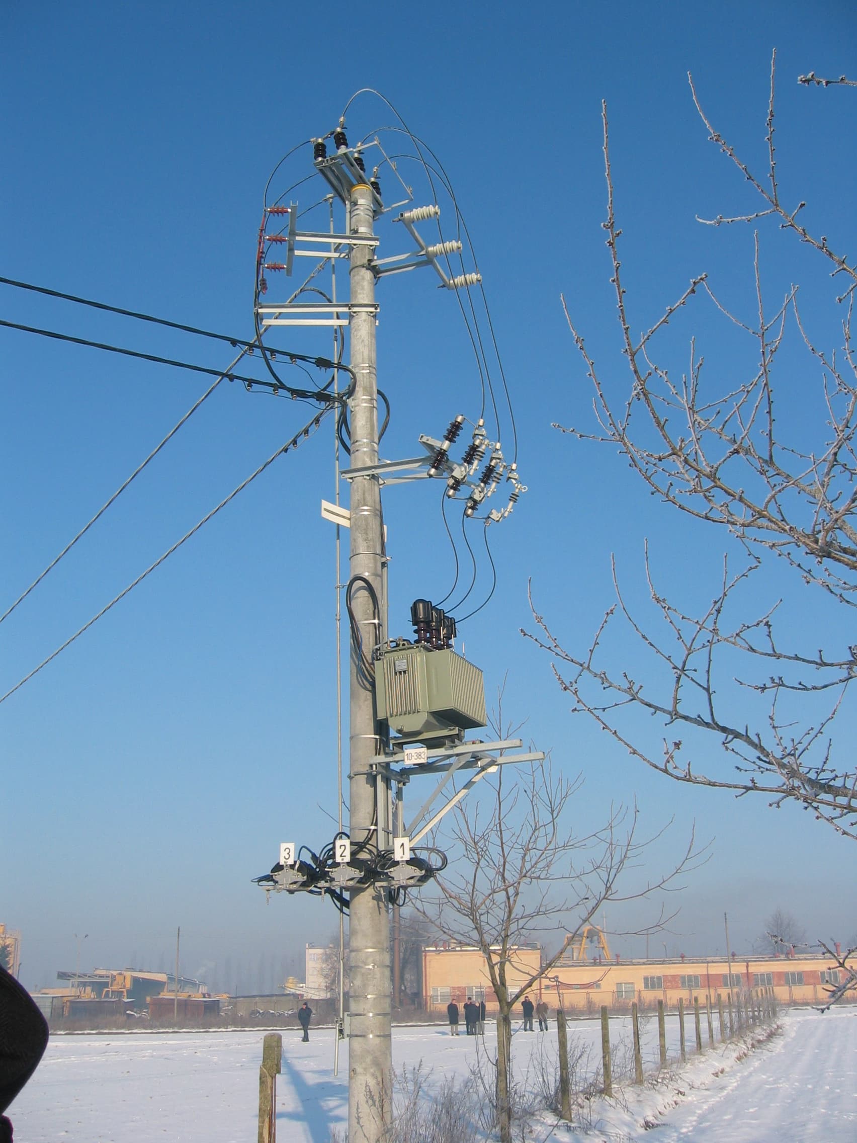 Realizacja - żerdzie wirowane