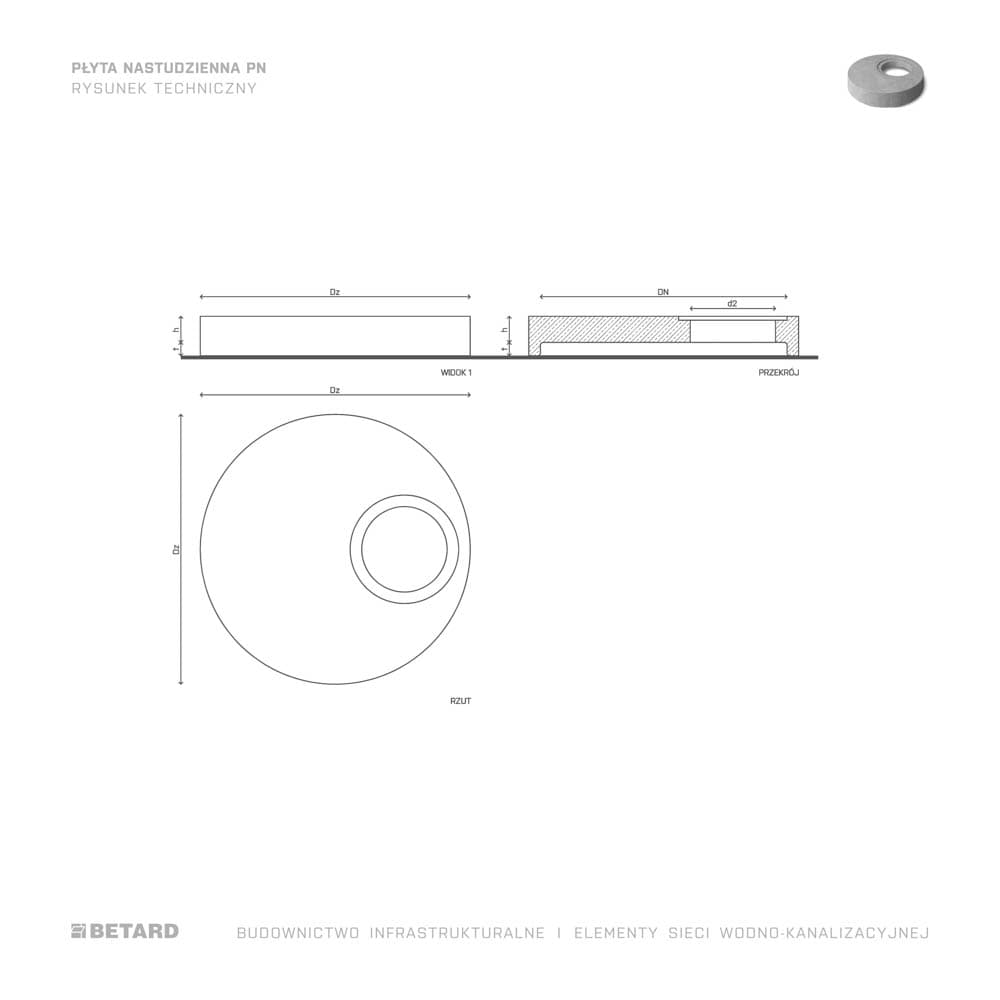 płyta nastudzienna PN - rzut