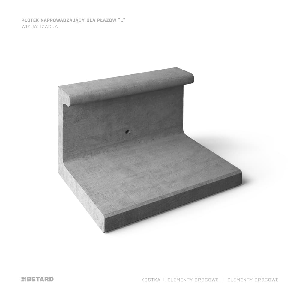 Płotek naprowadzający dla płazów L wizualizacja produktu