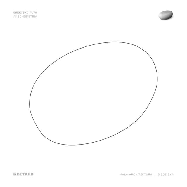 Betonowe Siedzisko Pufa rysunek produktu