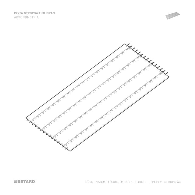 Płyta stropowa filigran - akso