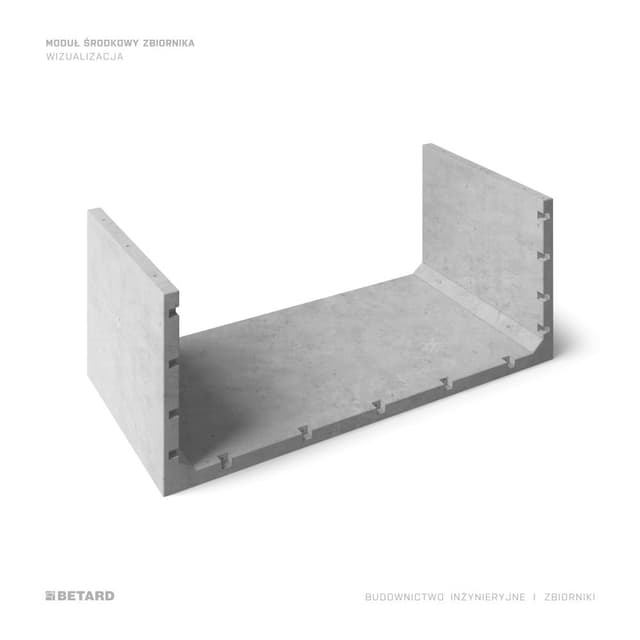 Zbiorniki modułowe - moduł środkowy - wiz