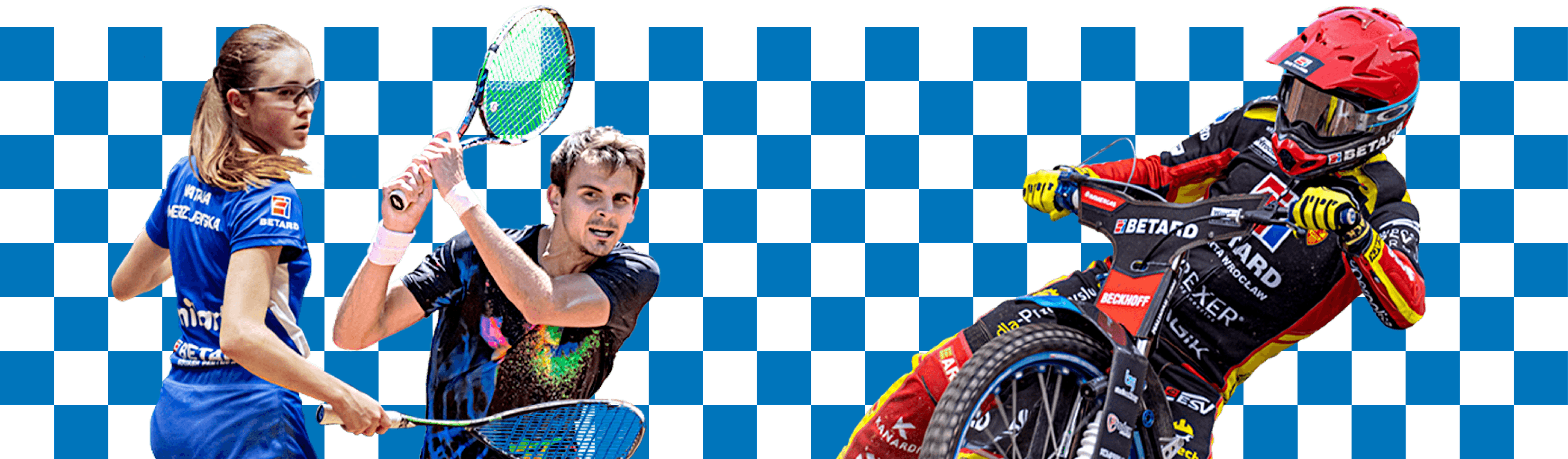 Żużlowiec, tenisista i gracz squasha