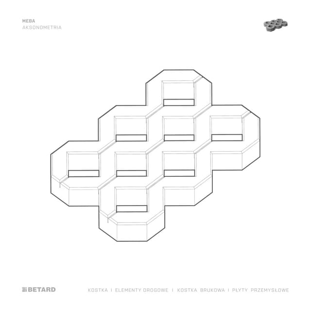 Ażurowa płyta Meba rysunek